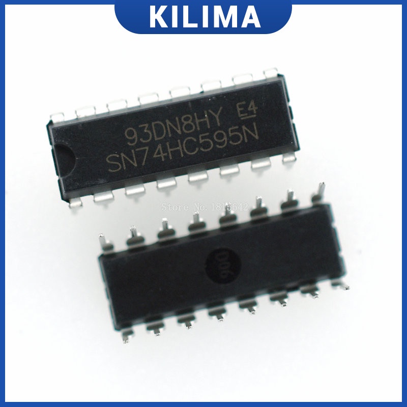 10/5 Pcs 74HC595 74HC595N SN74HC595 SN74HC595N DIP IC DIP-14 New ...