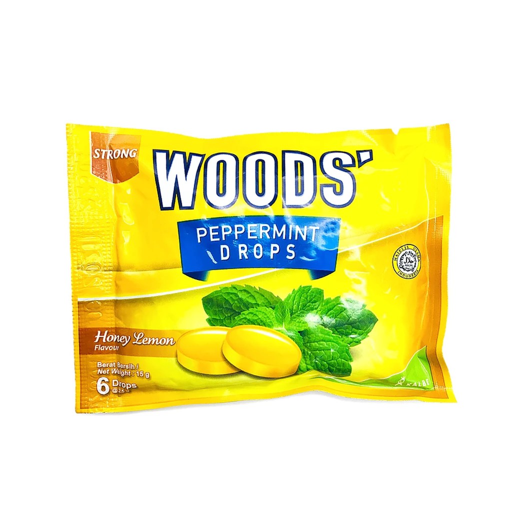 Woods' Peppermint Drops Lemon (15g) Shopee Malaysia