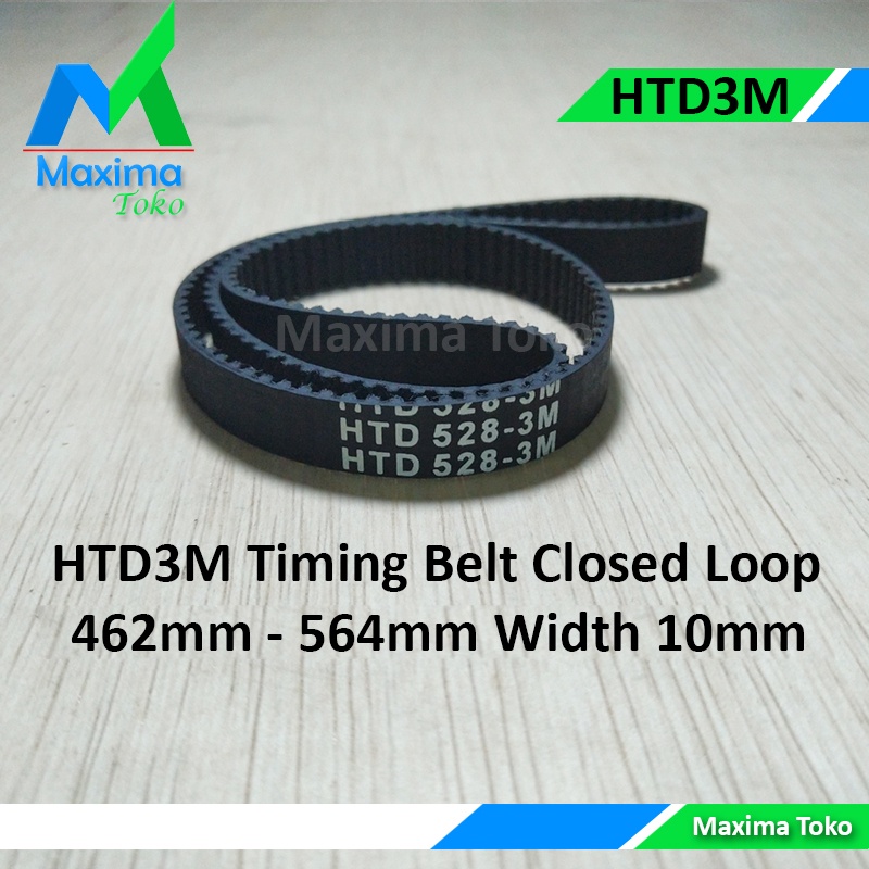 TJBF 5pcs/lot HTD 3M Timing Belt 225 3M 9 Teeth 75 Width 9mm Length