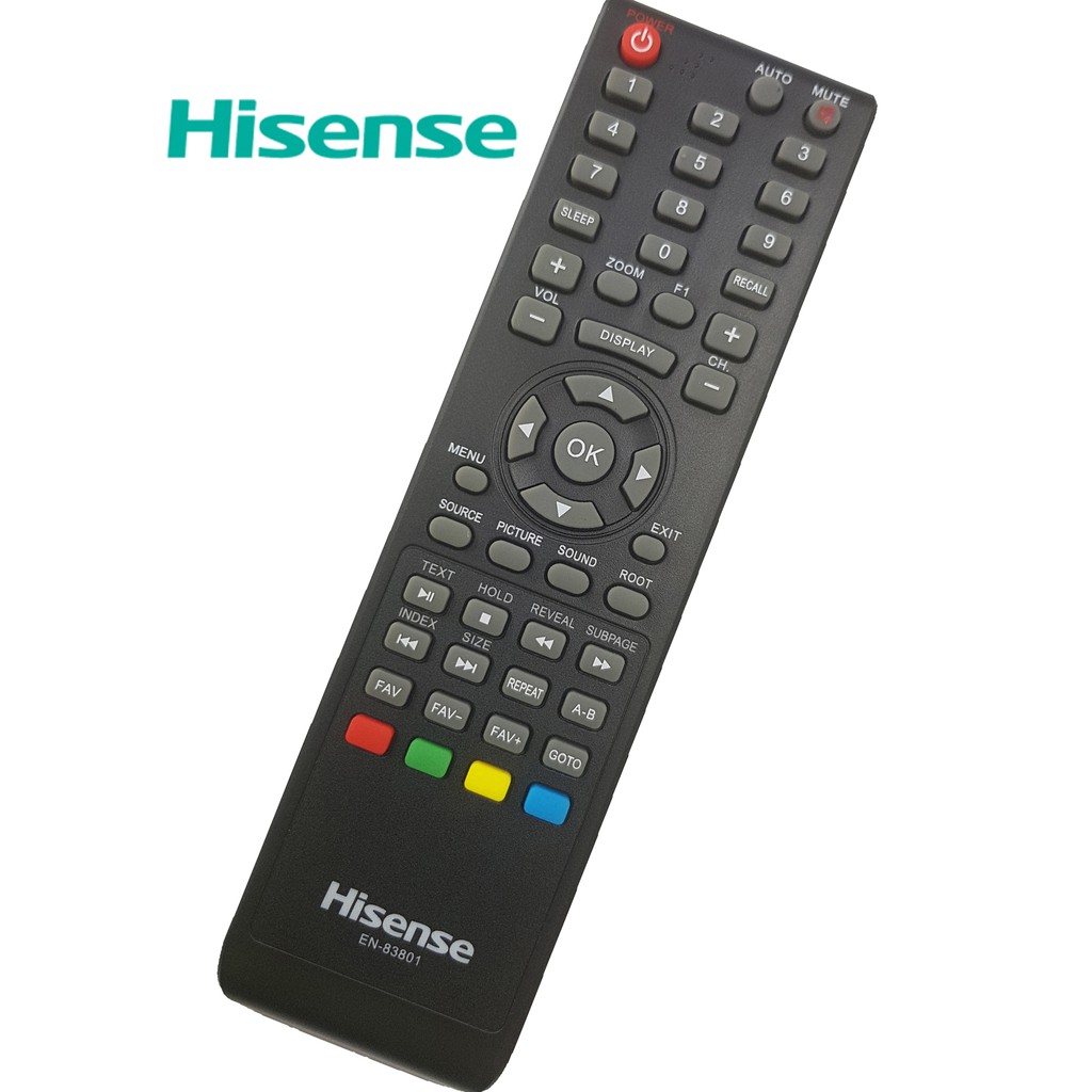 Hisense En 83801 Lcd Led Tv Remote Control Original Shopee Malaysia