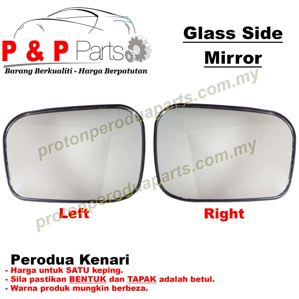 AUTO Side Mirror Glass Kaca Cermin Sisi Perodua Kenari Shopee Malaysia