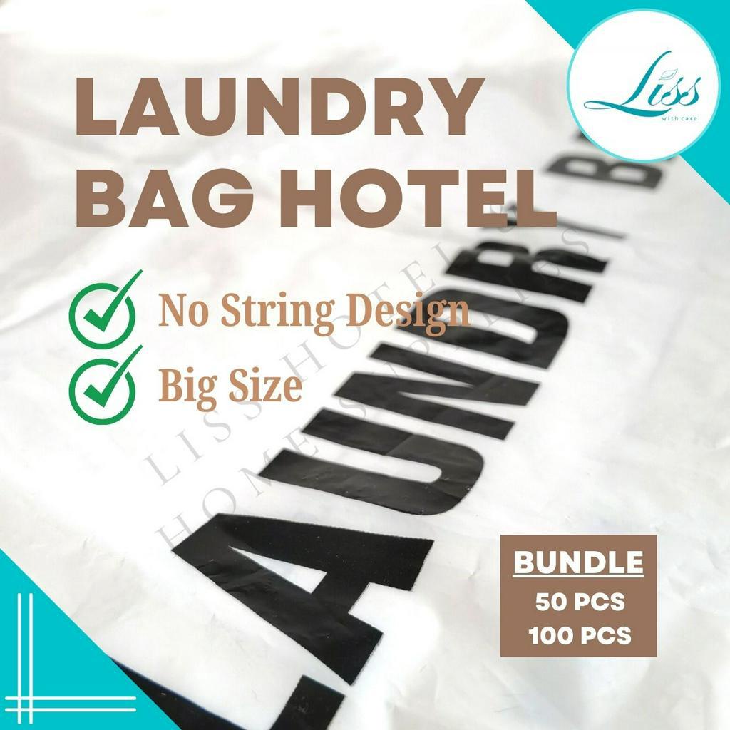 Disposable Hotel Laundry Bag Without String 50pcs/100pcs (43cm x 56cm