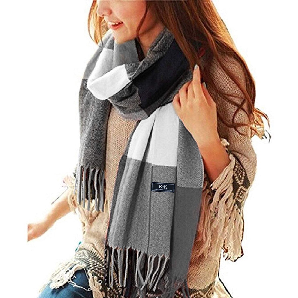 yunbobo Luxury Design Thick Foulard Cashmere Scarf Ladies Winter Pashmina Female Shawls Wraps Floral Women