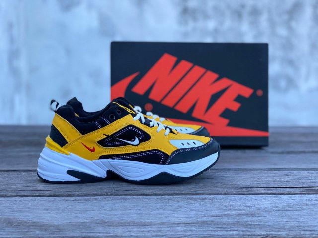 Nike m2k tekno black yellow online