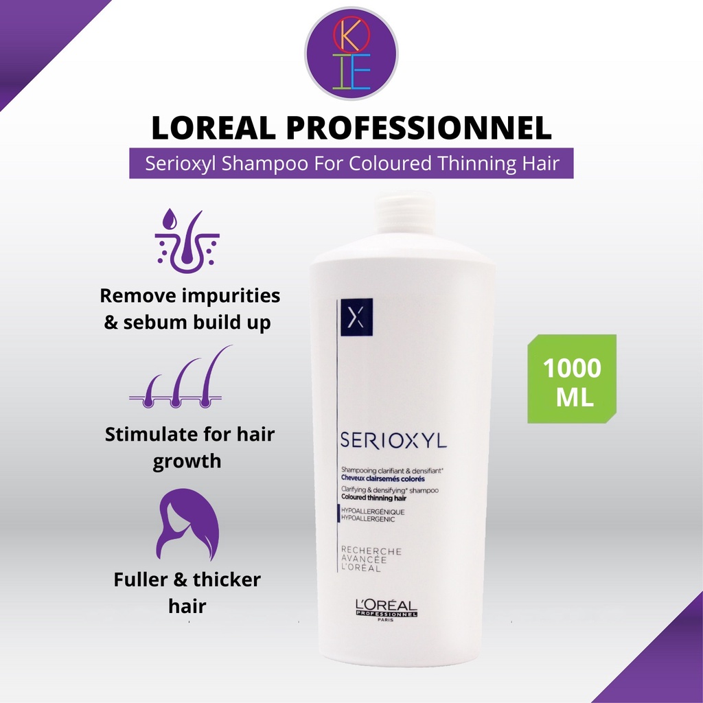 Loreal Professionnel Serioxyl Shampoo For Coloured Thinning Hair / Hair