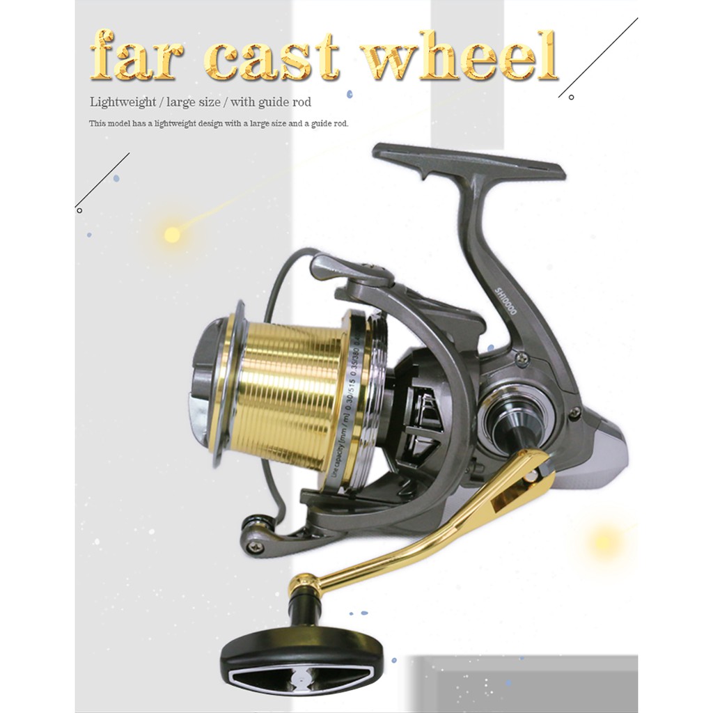 Deukio 20KG Max Drag 10000/12000 Far Cast Spinning Wheel Fishing Reel