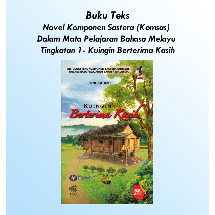Buku Teks- Antologi Teks Komponen Sastera Dalam Mata Pelajaran Bahasa ...