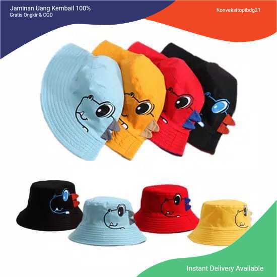 Children's BUCKET Hat BUCKET Hat Character Dinosaurs BUCKET Children