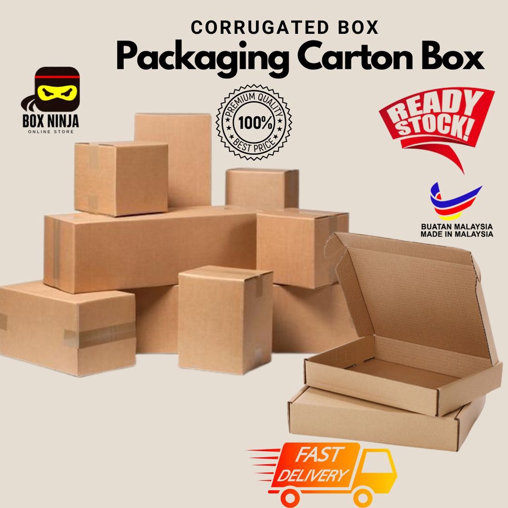 Box Ninja Carton Box Packaging Box packing box kotak bungkusan kotak