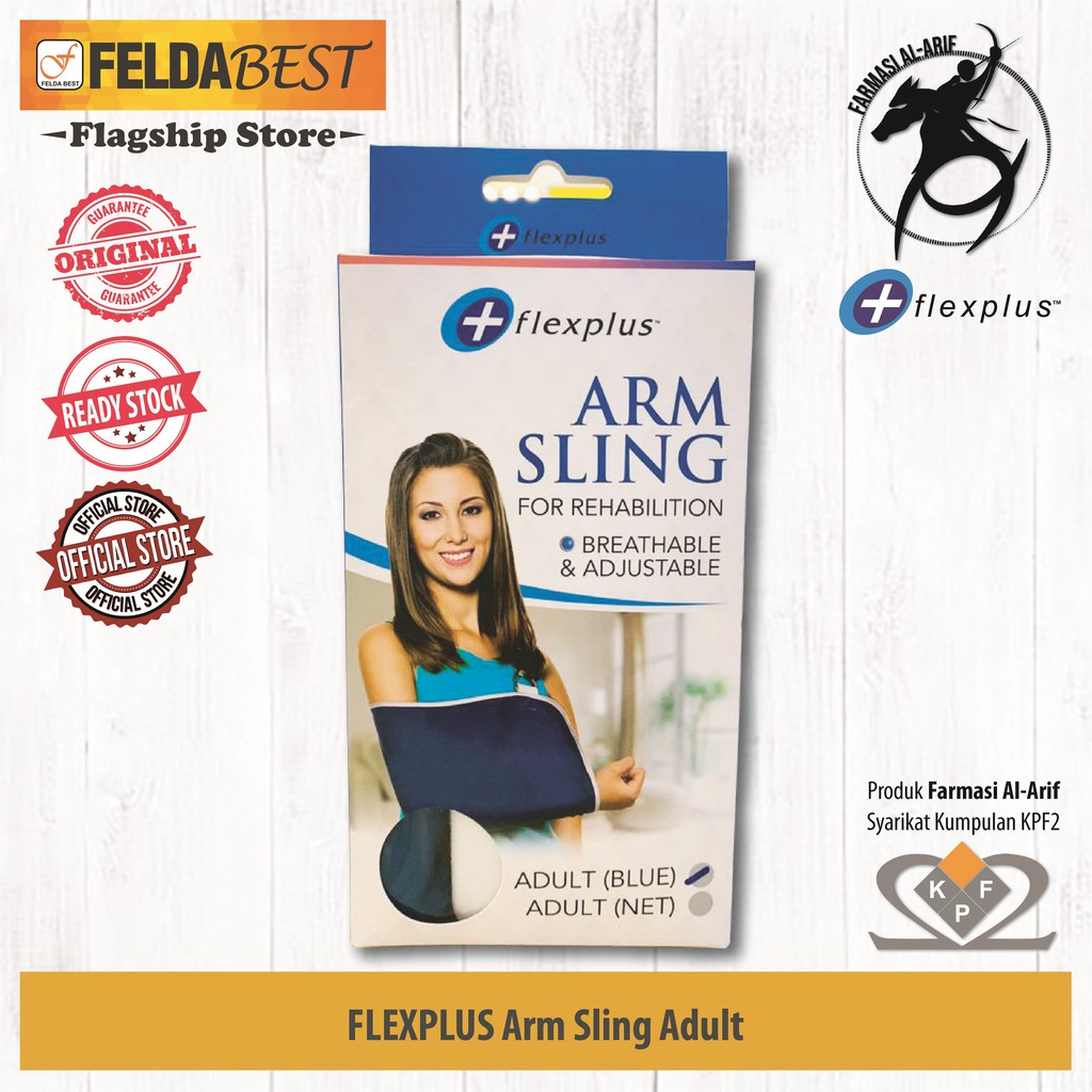 FLEXPLUS Arm Sling Adult (BLUE) | Shopee Malaysia