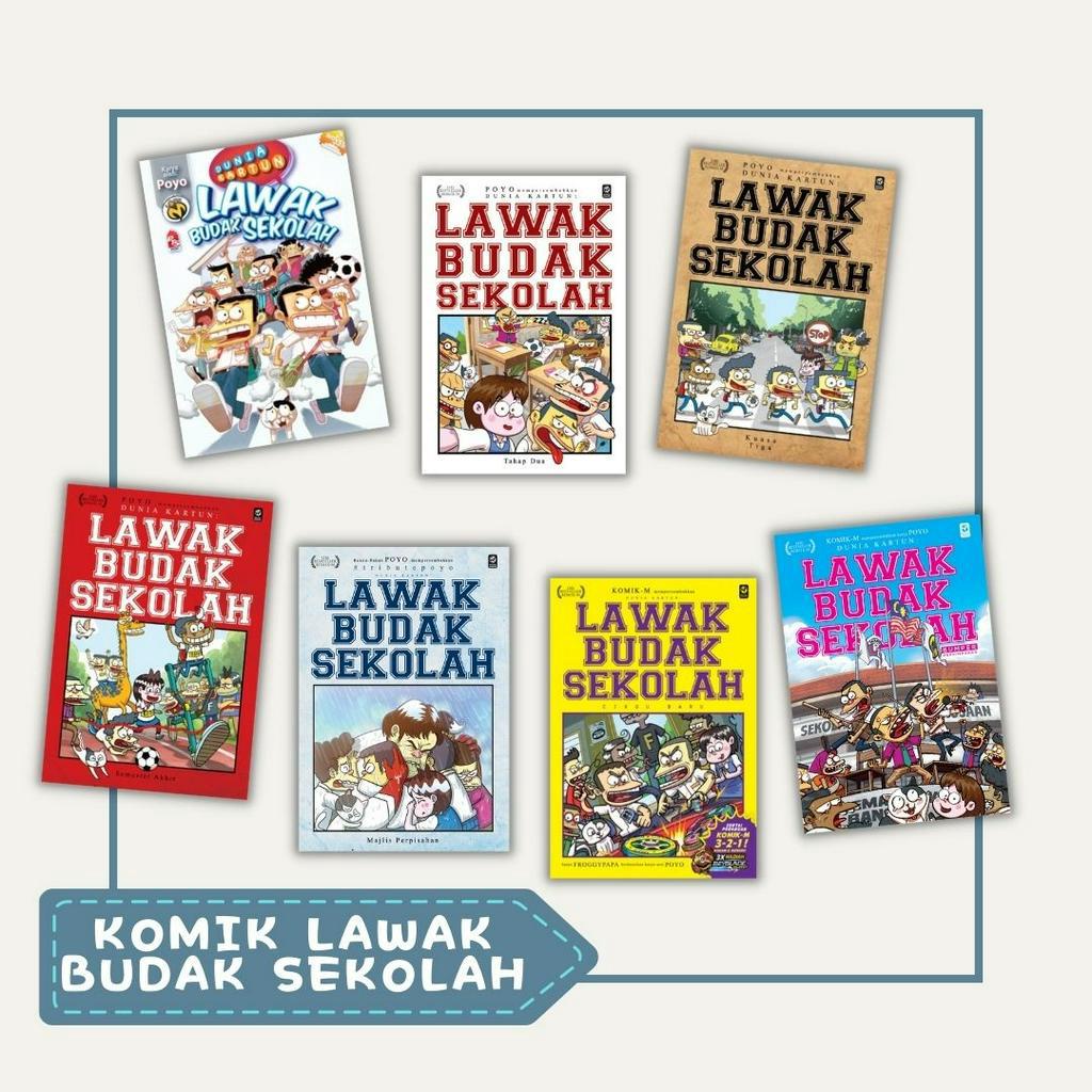 Koleksi Komik Lawak Budak Sekolah Shopee Malaysia