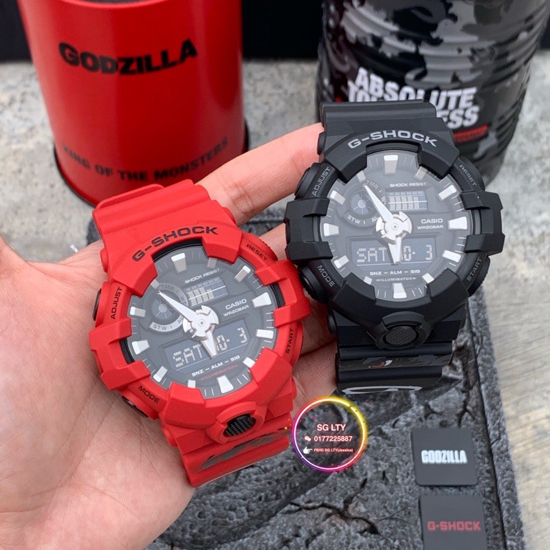 CHINA EDITION Godzilla x G-Shock GA-700 Pair Box Set G-Shock GA