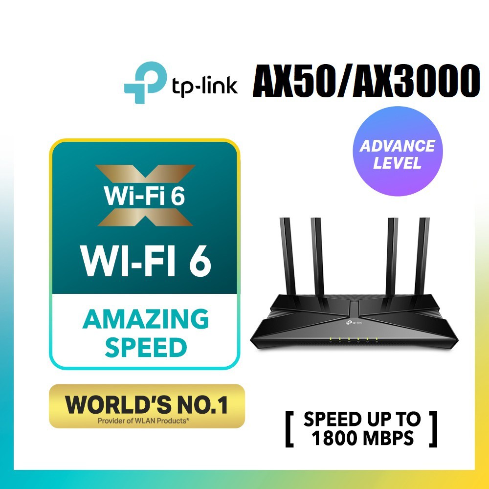 TP-Link Archer AX50 - AX3000 Dual-Core CPU Powered WiFi 6 Wireless AX ...