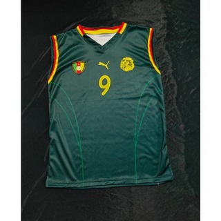 Cameroon Jersey Custom Away Soccer Jersey 2002