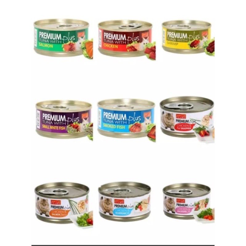 ARISTO CATS Premium Plus Tuna Series Can Food Wet Cat 80g | Shopee Malaysia