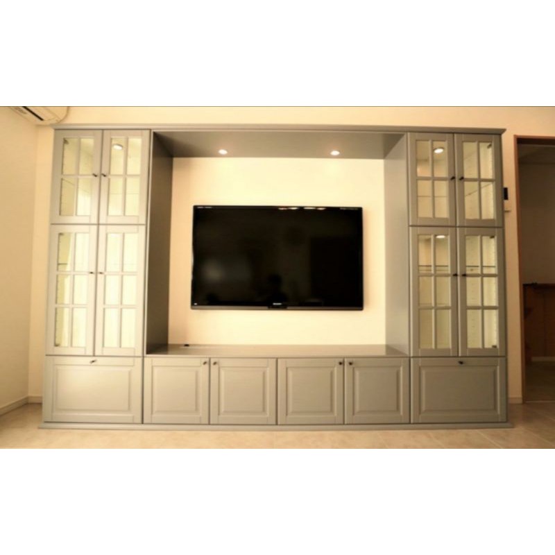 Cream painted tv cabinet