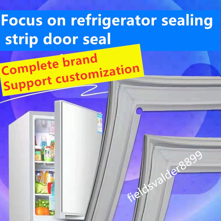 Old refrigerator seals, rubber strips, rubber rings, gaskets, strong