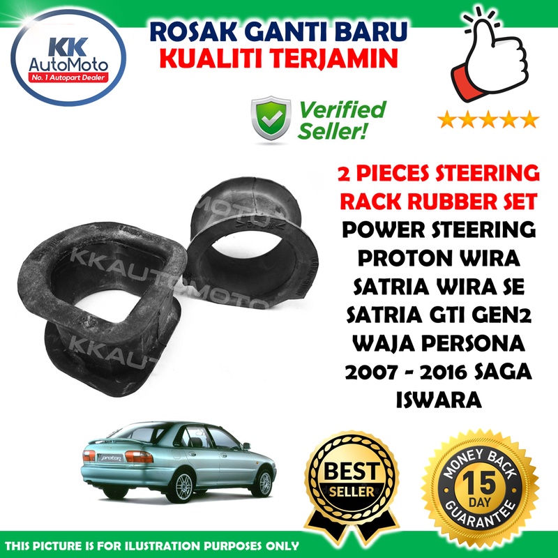 Steering Rack Rubber Set OEM 2 Biji - Power Steering Proton Wira Satria ...