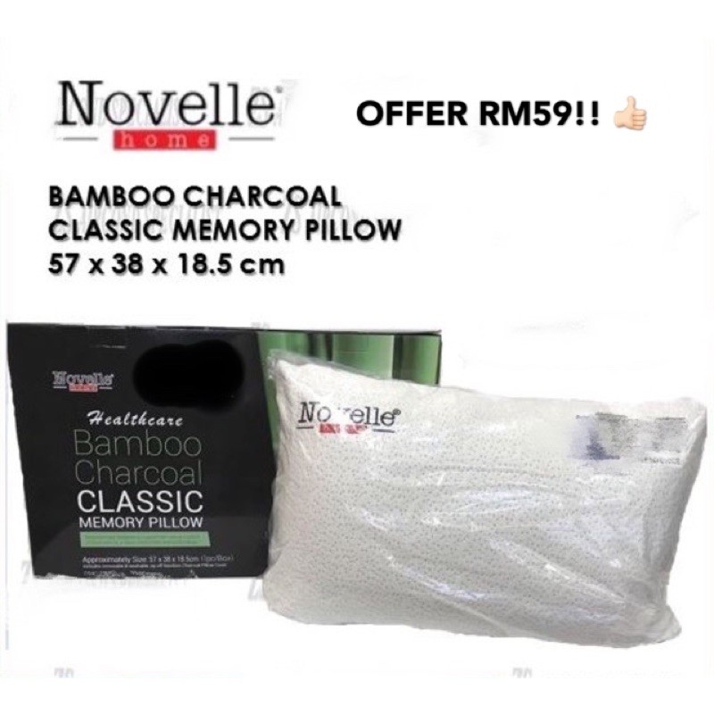 Novelle bamboo charcoal pillow best sale