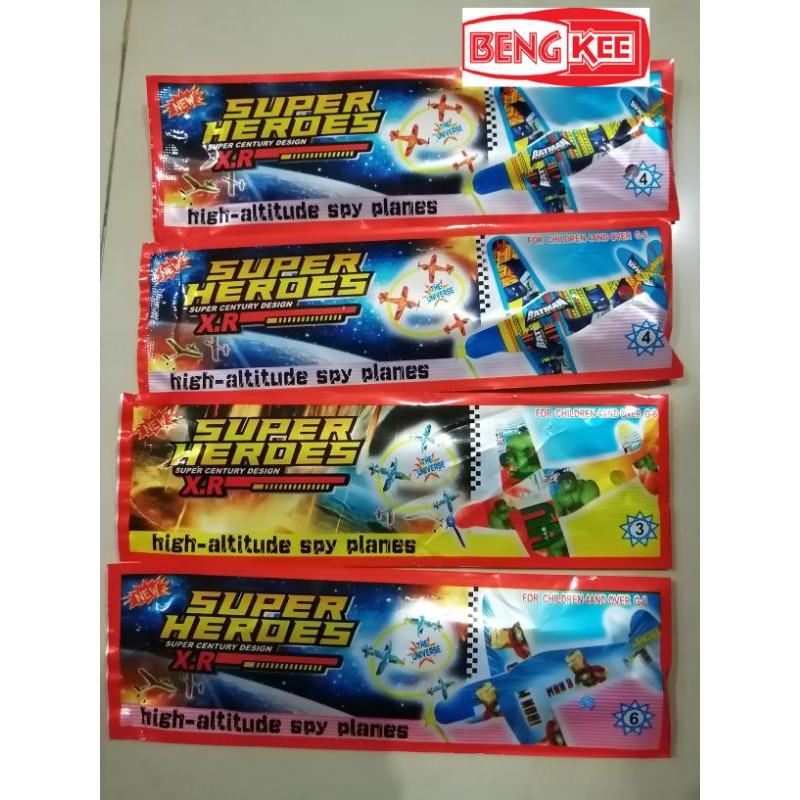 Beng kee🔥Mainan super heroes planes /cartoon airplane 1pcs🔥 | Shopee ...