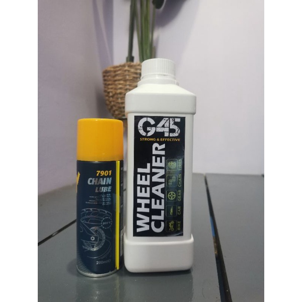 WHEEL CLEANER SET G45 (SABUN DETAILING RIM SPOCKET RANTAI RIM) Shopee
