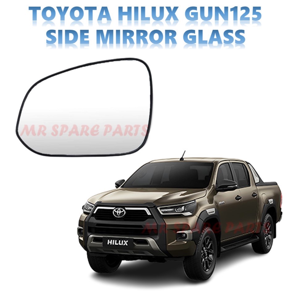 Toyota Hilux Revo Gun125 2016-2023 Fortuner 2016-2022 Side Mirror Glass 