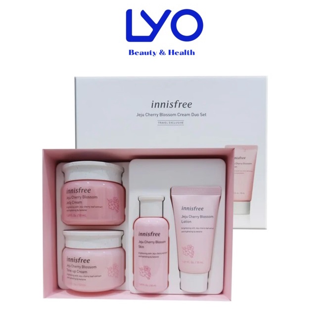 Innisfree cherry blossom skincare set 4 types Shopee Malaysia