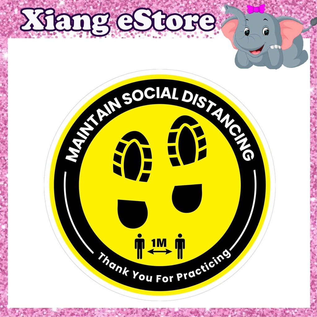 SOP Floor Distance Sticker - 