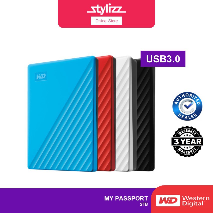 Western Digital 2TB My Passport 2.5 External HDD | Shopee Malaysia