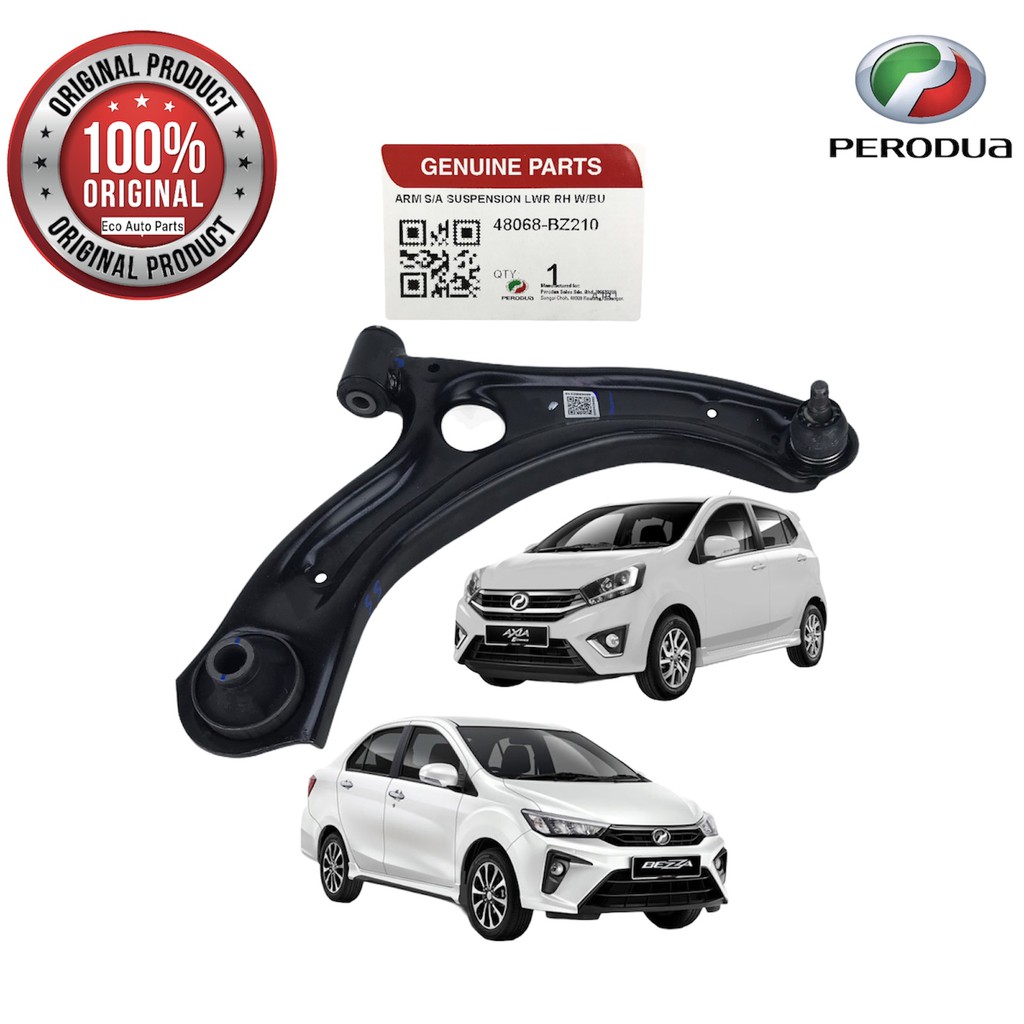 Perodua Axia Old Bezza Lower Arm Front Genuine Part Original 1PC 48068 ...