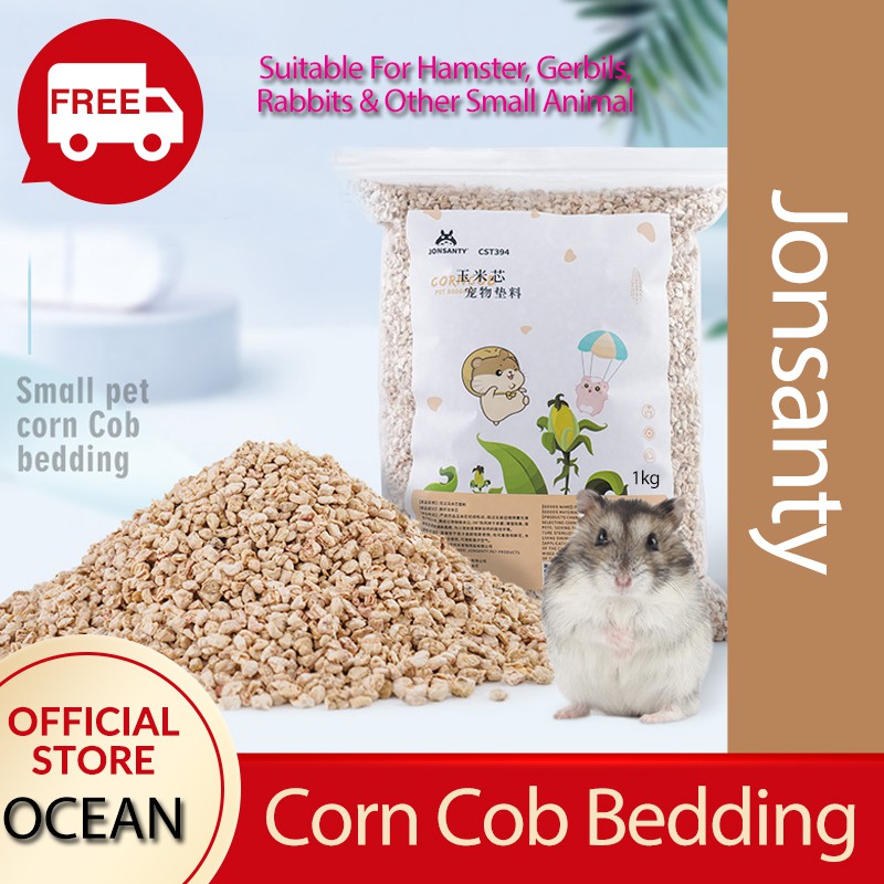 Corn cob outlet bedding for rabbits