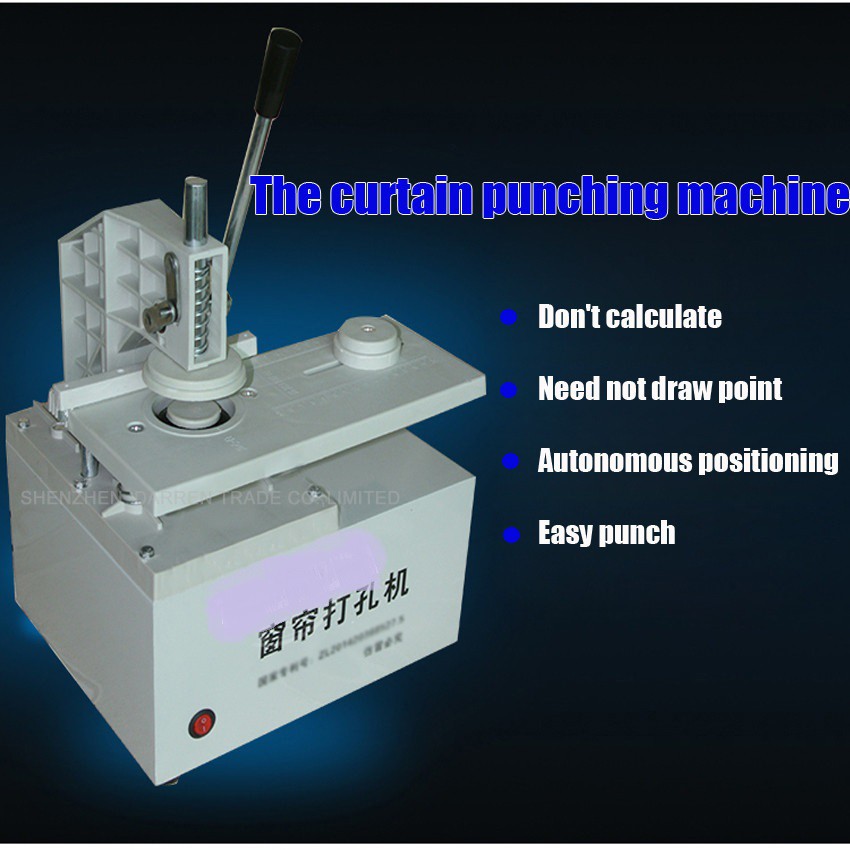 mesin tebuk langsir Electric Curtain Eyelet Punch Machine Punching Curtain Hole Punch Maker