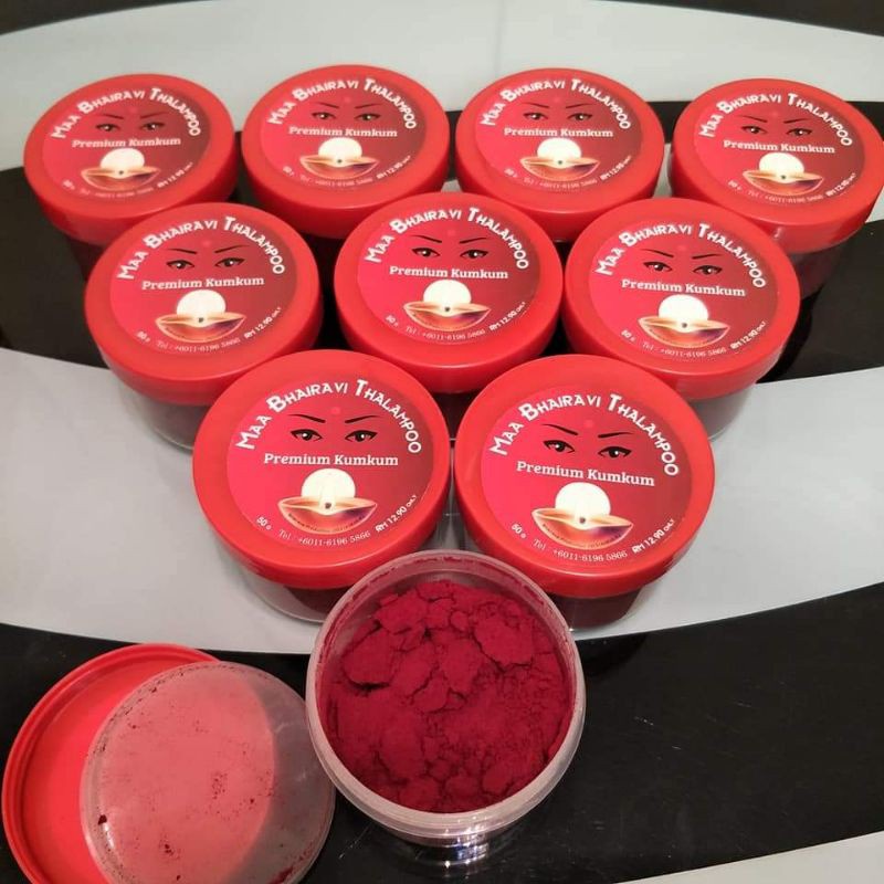 MAA BHAIRAVI THALAMPOO PREMIUM KUMKUM ( READY STOCK ) | Shopee Malaysia