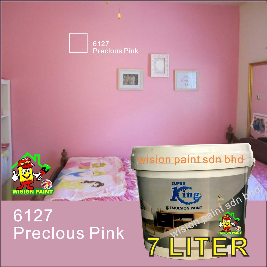 6127 precious pink SANCORA PAINT ( 7L ) SUPER KING Quality Latex Emulsion / INTERIOR / NIPPON