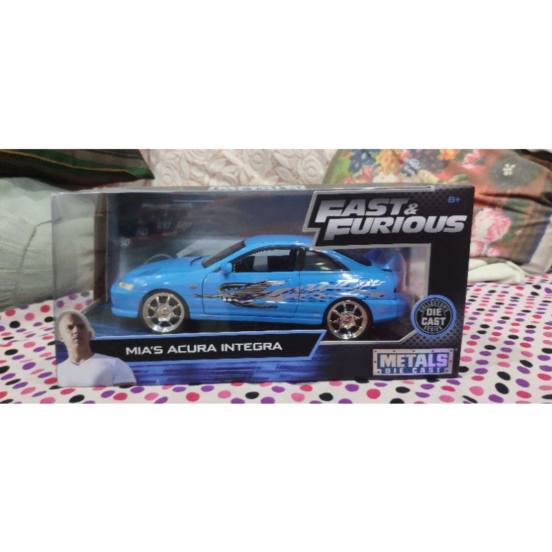 Jada Fast &amp; Furious Acura Integra 1994 Scala 1/24 &ndash; Blu, Die-Cast