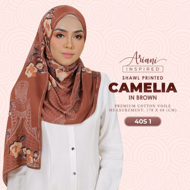 💥VIRAL💥ARIANI SHAWL CAMELIA EDITION PRINTED💥 | Shopee Malaysia