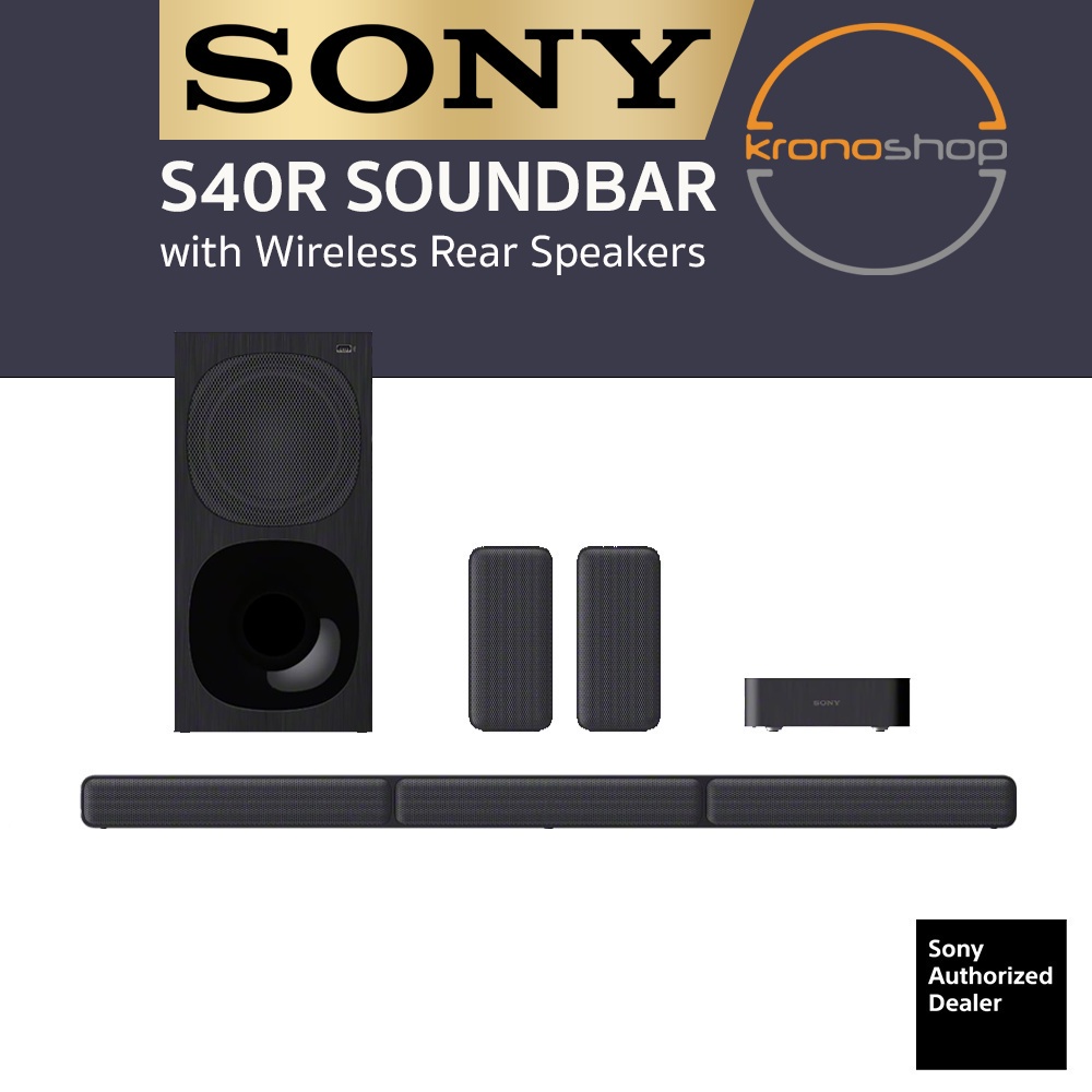 Sony sound bar sales wireless rear speakers