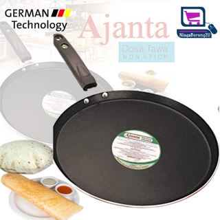 HAPPi STUDIO 11 Inch Crepe Pan Nonstick - Pancake Pan with Crepe Spreader -  Induction Cooktop Griddle Pan - Dosa Pan for Crepes