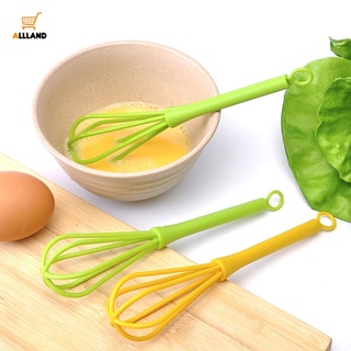 1 Pc Flat Whisk Plastic Egg Beater Whisk Rotating Balloon and Flat Whisk  Collapsible Kitchen Whisk 2-in-1 Rotating Silicone Whisk; Egg & Cream  Beater Hand Mixer (1 PC Random Mix Color)