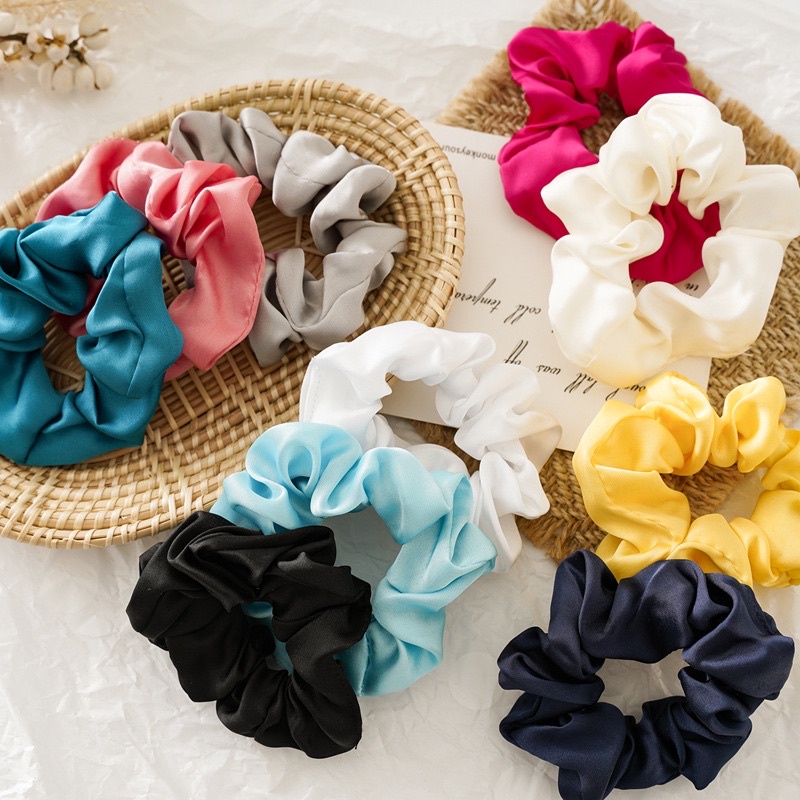 Handmade Cotton Elastic Hair Rubber Bands/Scrunchie Ties