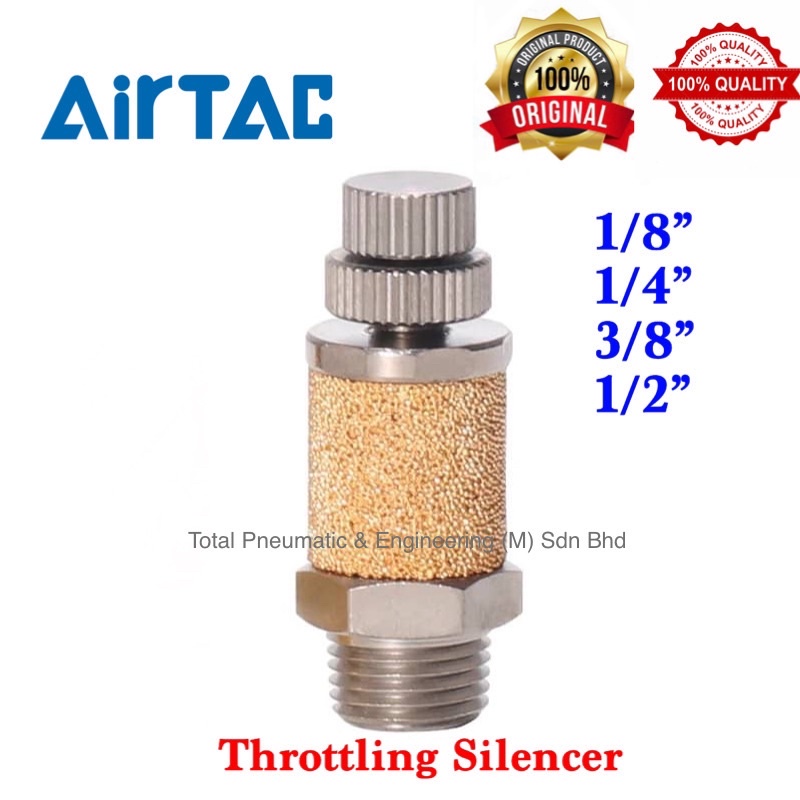 Airtac BESL: Pneumatic Silencer - BESL02 | Trimantec