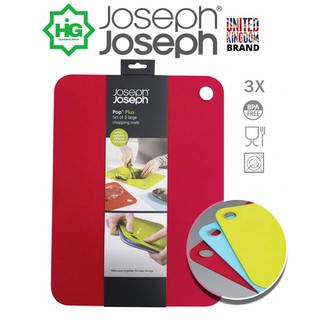Joseph Joseph Pop Plus Set of 3 Large Chopping Mats - Multi-color 