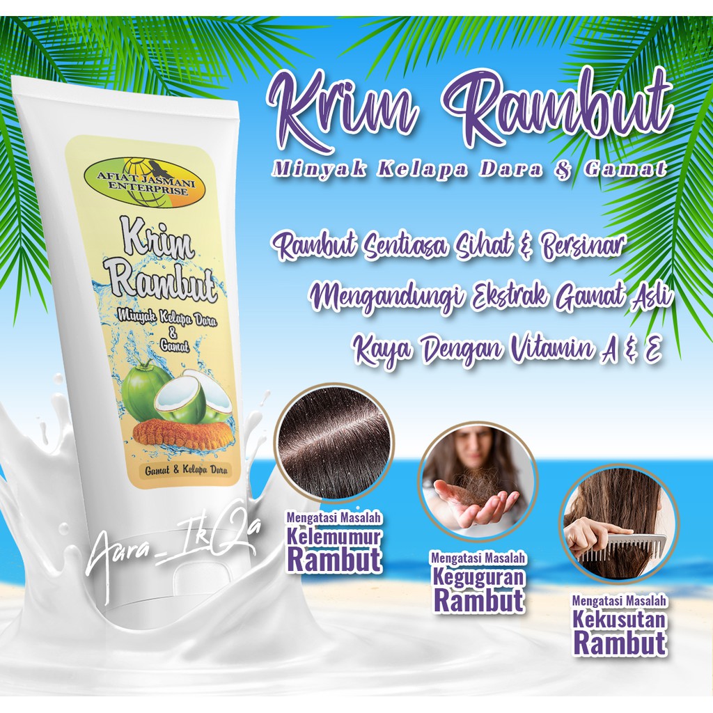 Krim Pelembap DIY Daripada Minyak Kelapa Dara