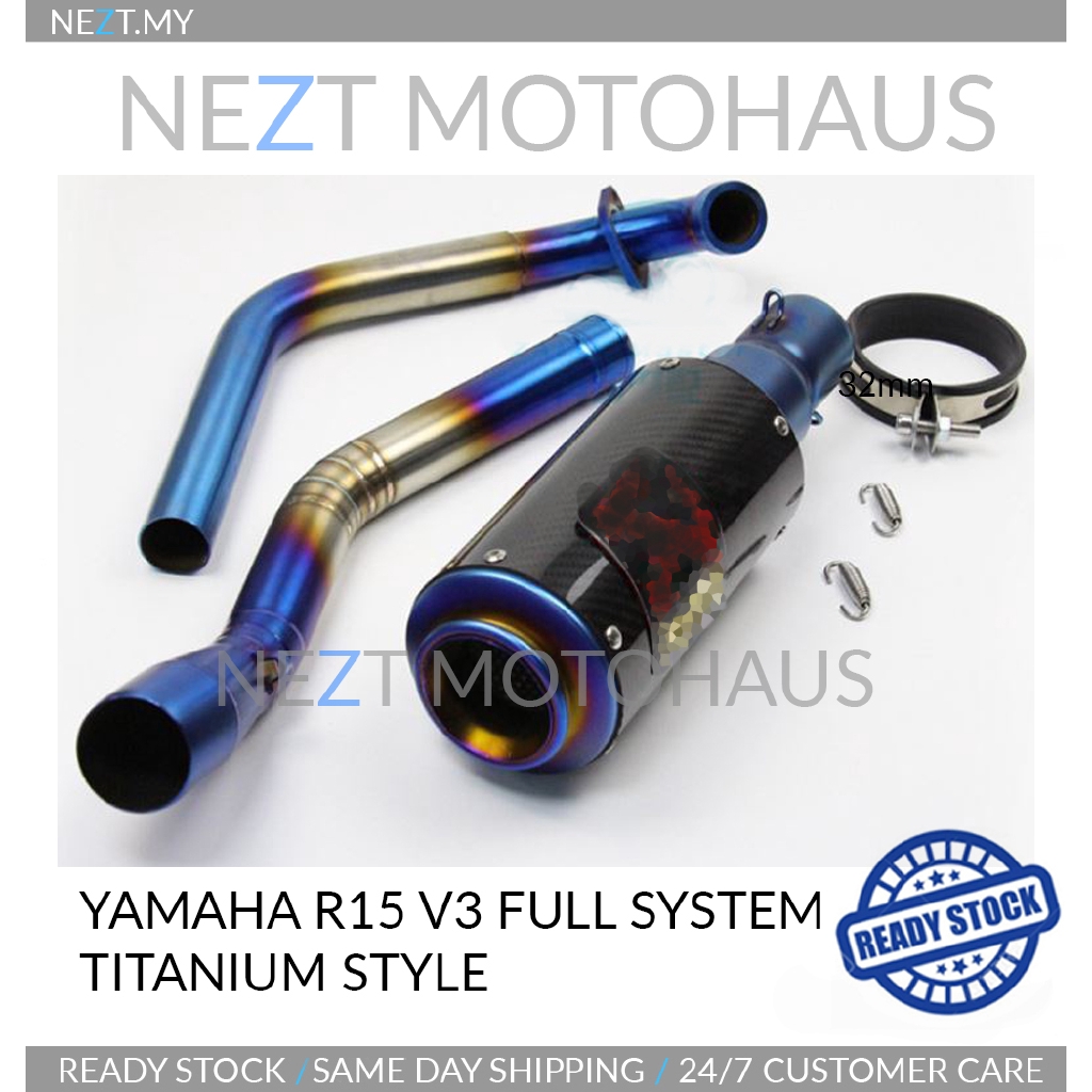 R15 v3 deals full system exhaust