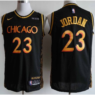 NBA Chicago Bulls Micheal MJ Jordan Legend #23 Black Jersey (ready