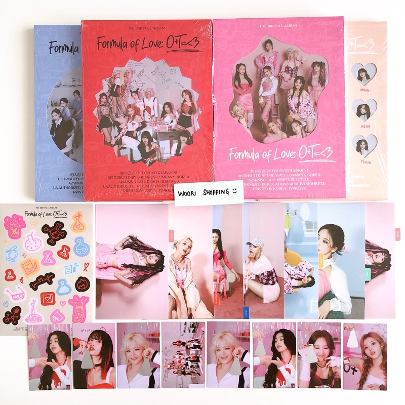 TWICE 3rd Full Album Formula of Love : O+T=