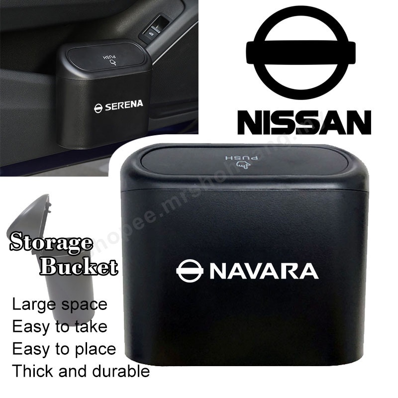 Car Trash Bin Garbage Bag For Nissan Almera Frontier Grand Livina Sunny ...