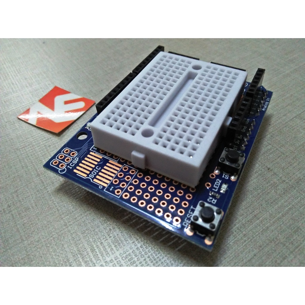 Arduino Prototyping Shield ProtoShield With Mini Breadboard Shopee