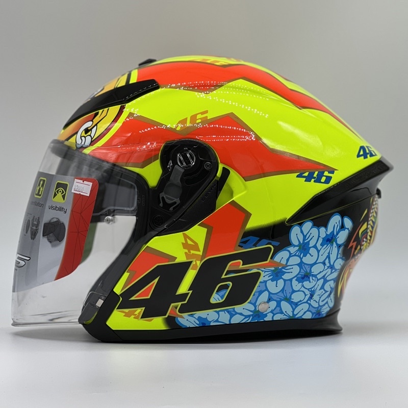 ball cap style motorcycle helmets Motorcycle Helmet, Vintage Matte Black, Yellow Ghost Rider