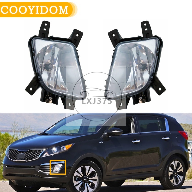 1set Front Bumper Fog Car Lights Driving Lamp headlight foglamps For